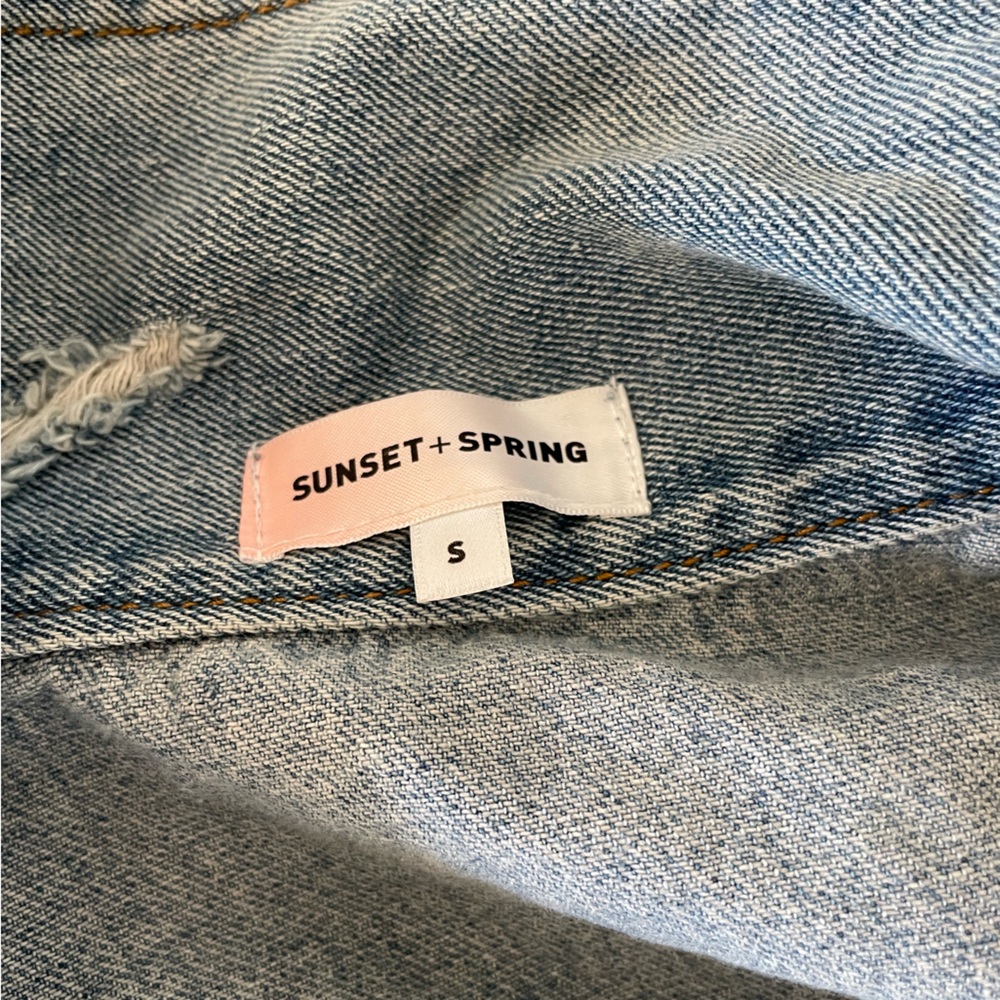 Sunset + Spring Denim Jean Jacket - Picture 3 of 3